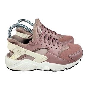 Nike Air Huarache Run Womens 7 Smokey Mauve Summit White Sneakers